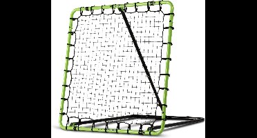 EXIT Tempo Multisport Rebounder 120x120cm - Tchoukbal - Voetbal Rebounder - Trainingsmateriaal - Buiten - Groen/zwart