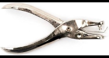 Gaatjestang voor keuringsstickers