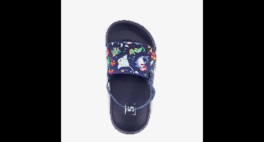 Blauwe kinder badslippers met visjes - Maat 25