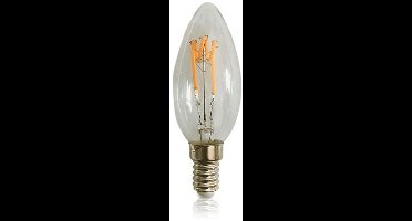 LED lamp - kaarslamp E14 4 Watt - 1 stuk - warm licht 2200K