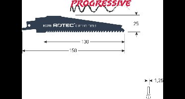 Rotec reciprozaagblad, RC370 / S956XHM (2st.)
