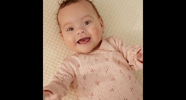 Little Dutch T-shirt - Maat 68 - Shirt overslag lange mouw Meisjes - Roze - Fairy Garden Newborn Fairy Flowers