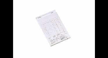 Atlanta by Jalema kassablok, wit, pak van 5 stuks