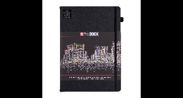 Schetsboek sakura 80 zwarte vellen 210x297mm zwart | 5 stuks