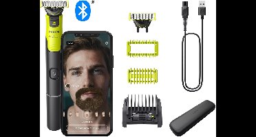 Philips OneBlade 360 Connected Face + Body - Trimmer, scheerapparaat en styler in één - QP4631/65