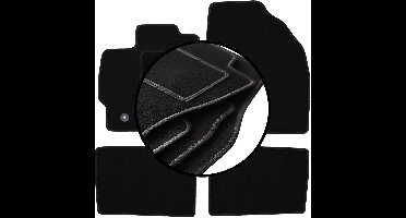 Complete set veloursmatten voor: Toyota Prius III hatchback (2009-2011)