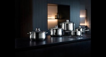 WMF Diadem Plus - Pannenset - 5-delig - Geschikt voor Inductie - RVS - Inclusief Deksels