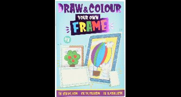 Wins holland Fotolijstjes Tekenen & Kleuren - Knutselset voor 3+ jaar