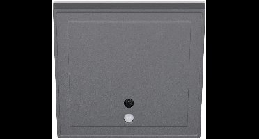 REALITY FORTALEZA - Wandlamp - Antraciet - incl. 1x SMD 2 W - Bewegingssensor - Schemersensor - USB-aansluiting - Wandmontage - Oplaadbaar - Snoerloos - Indirecte verlichting - Niet dimbaar - Orientatielicht - Buitenverlichting - IP54