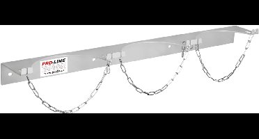 Pro-Line Serie - Muurbevestiging voor Drie Gasflessen - Max Diameter 250mm - Veilig Opslag - Gemakkelijk te Monteren