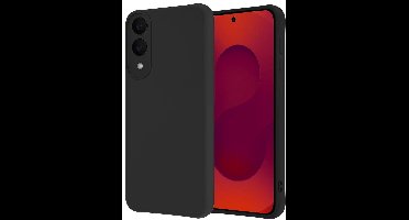 Hoesje - Geschikt voor Samsung Galaxy S25 Edge - Sterk & Shockproof - Hoes Cover - Siliconen Case - Zwart