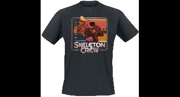 Star Wars Skeleton Crew - Retro Riding Heren T-shirt - zwart - XL
