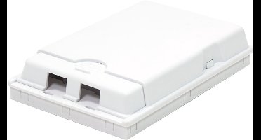 LOGILINK LWL-aansluitdoos FB1001, 2-poorts, opbouw, wit