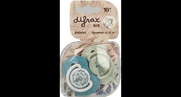 Difrax Lovi fopspeen botanic 20+ maanden 2 stuks