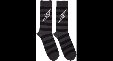 Metallica - Lightning M Enkelsokken - Grijs