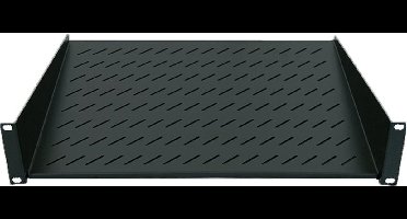 Intellinet 712491 19 inch 1 HE Vast inbouw Geschikt voor kastdiepte: vanaf 450 mm Zwart