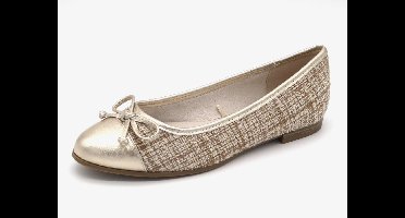 Marco Tozzi Instappers beige Textiel - Dames - Maat 40