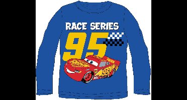 Disney Cars Shirt - Blauw - Katoen - Maat 110