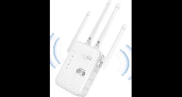 Net Booster, Netboost pro WiFi Extender 2024, Signaal versterker Repeater voor Thuis & Buiten, WiFi Range Extender 1200Mbps (8999sq.ft), WiFi 2.4&5GHz Dual Band WPS Draadloos Signaal Sterke Doordringbaarheid