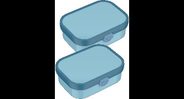 Brotdosen mit Einsatz & Gabel Campus 700 ml Set van 2