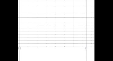 vidaXL - Hek - met - Paal - Zilverkleurig