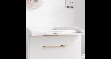 Petite Amélie Bladvergroter voor commode Soie – Wit