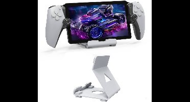 NAXSIR Universal Gaming Stand voor PS5 Portal, Steam Deck, Nintendo Switch & ROG Ally – Stevige Antislip Desktop Standaard voor Tablets & Handheld Consoles (wit)