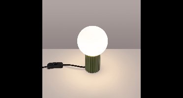 Tafellamp HALO olijfgroen