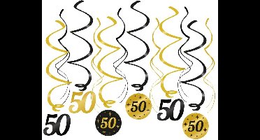 Classy party swirls 50 | 6 stuks