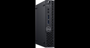 DELL OptiPlex 3070 Intel® 9ste generatie Core™ i3 i3-9100T 4 GB DDR4-SDRAM 128 GB SSD Zwart MFF Mini PC