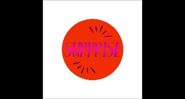 Sticker Surprise 39 mm / rol 250 st.
