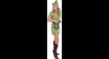 Robin Hood Kostuum | Robina Hood Held Van Het Bos | Vrouw | Medium | Kerst | Verkleedkleding