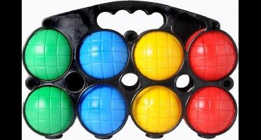 Longfield Games Jeu De Boules Set Plastic 8 Ballen Gekleurd