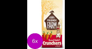 Tiny Friends Farm Russel Rabbit Crunchers - Knaagdiersnack - 6 x Wortel
