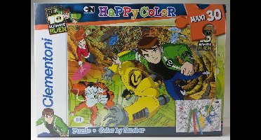 Ben 10 Ultimate Alien - Clementoni Happy Color Maxi puzzel - 30 stukjes