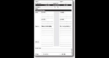 Non-branded Scheidsrechtersboekje 100 Vel 15,5 X 10,5 Cm