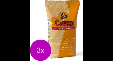 Cavom Compleet Diner - Hondenvoer - 3 x Granen Vlees 10 kg