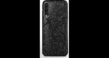 LuxeBass Samsung Galaxy A21S - Glitter Siliconen - Zwart - telefoonhoes - gsm hoes - gsm hoesjes