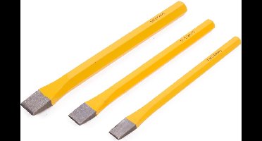 Hofftech 3-delige beitelset - Chroom-vanadium - 10, 12 en 16 mm - Duurzaam en veelzijdig