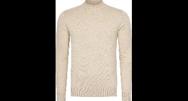Mario Russo Turtle Neck - Trui Heren - Sweater Heren - Coltrui Heren - M - Beige