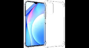 Shop4 - Geschikt voor Xiaomi Redmi 9T Hoesje - Zachte Back Case Drop Proof Transparant