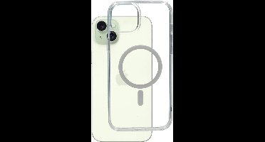 Mobiparts hoesje geschikt voor Apple iPhone 15 Plus - Hardcover - MagSafe - Transparant