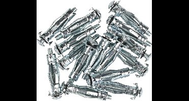 Holle wand Ankers m5 37 MM 15 Stuks | Voor het Bevestigen aan Holle Wanden | Muurplug geschikt voor Wanddiktes van 10mm tot 17mm | Hollewandplug