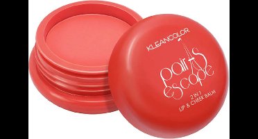 Kleancolor - Pair-Is Escape 2 in 1 Lip & Cheek Balm - 02 Sweet Wine - Rood - Lippenbalsem - Blush - Macaron - 8 g