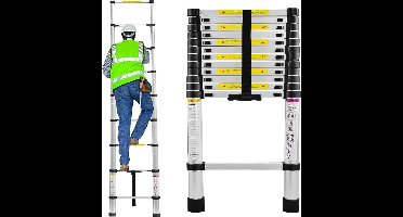ApexArte® Telescoopladder Aluminium - Vouwladder