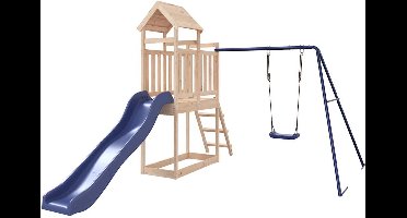 vidaXL - Speelhuis - massief - grenenhout