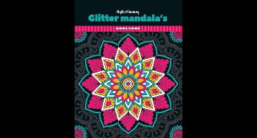 Glitter kleurboek Mandala's - Night Blooming