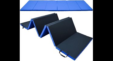 DailySupplies® Turnmat Kinderen - Gymnastiek - Airtrack - Blauw Zwart