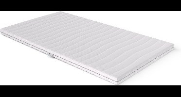 Topdekmatras - Topper Hotel XL - Koudschuim HR45 7cm dik - Bamboo Tijk - STEVIG - 120x200