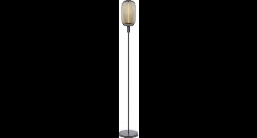 LEDVANCE DECOR STICK TALL grondlamp, 1 x E27, donkergrijs, edelstaal, ind. verlichtingsscenario's, ideaal voor woonruimtes, schakelaar met voetbediening, modern ontwerp, E27-lampvoet, decoratief
